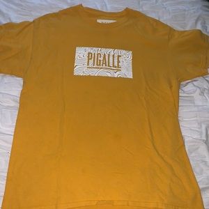 Yellow Pigalle Logo Tee
